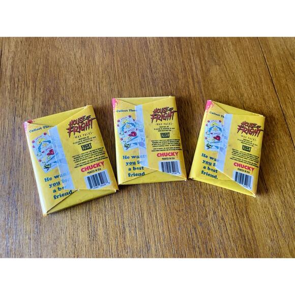 Fright Rags Good Guys Chucky Trading Card 3 Packs Lot Factory Sealed Official - Picture 2 of 2